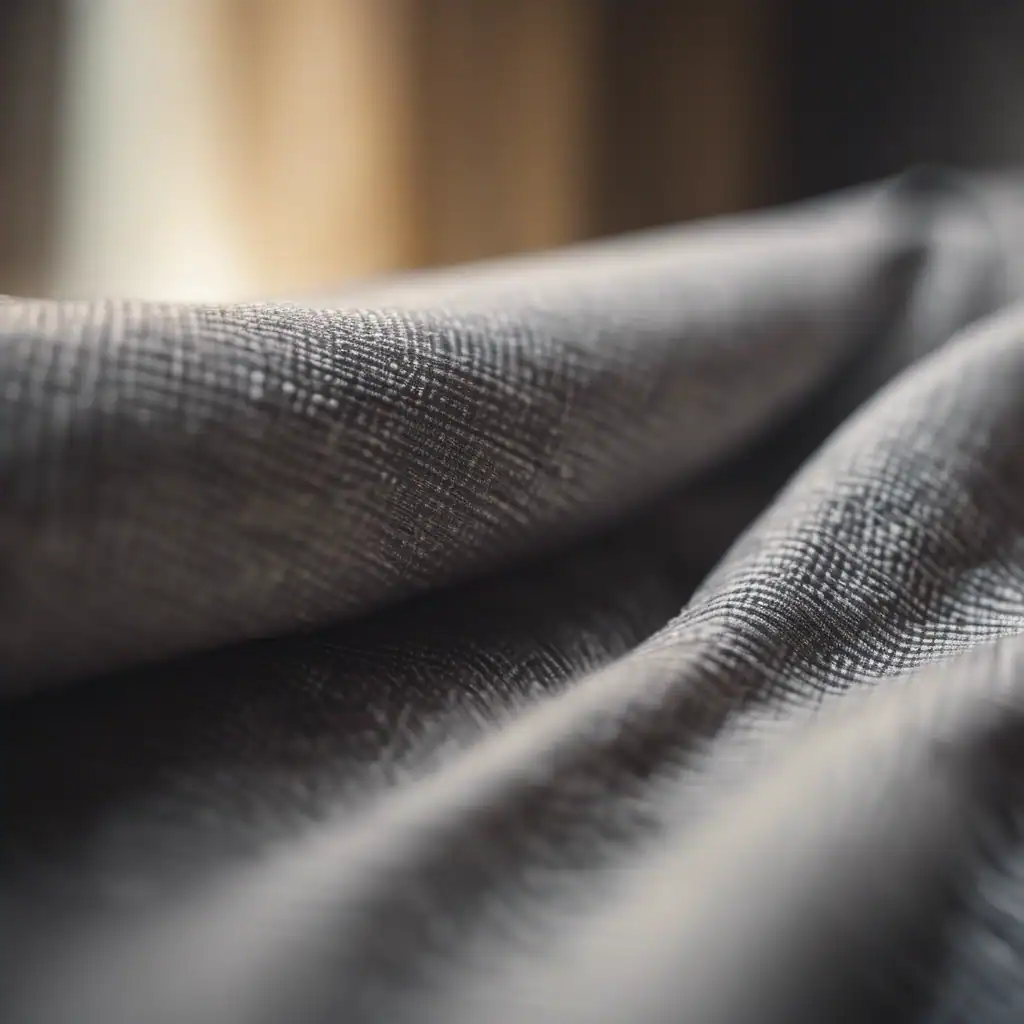 Black fabric texture.