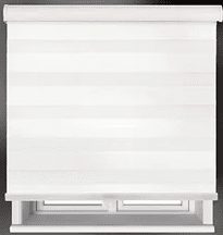 White Roller Blind.