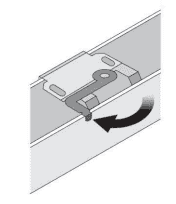 Adjustable blind cli.