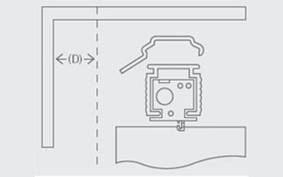 Adjustable blind mec.