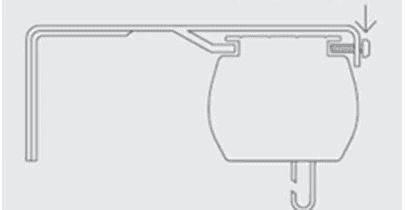 Adjustable blind mec.